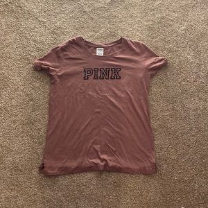 victorias secret pink graphic tee
